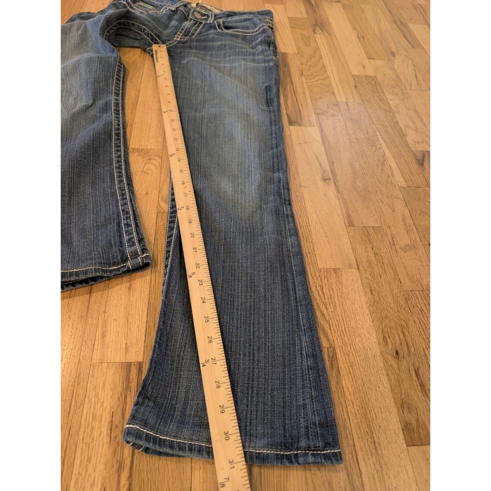 BKE Buckle Culture Low Rise Boot Cut Stretch Denim Jeans Women's Size 28 /30.5 - Picture 7 of 13